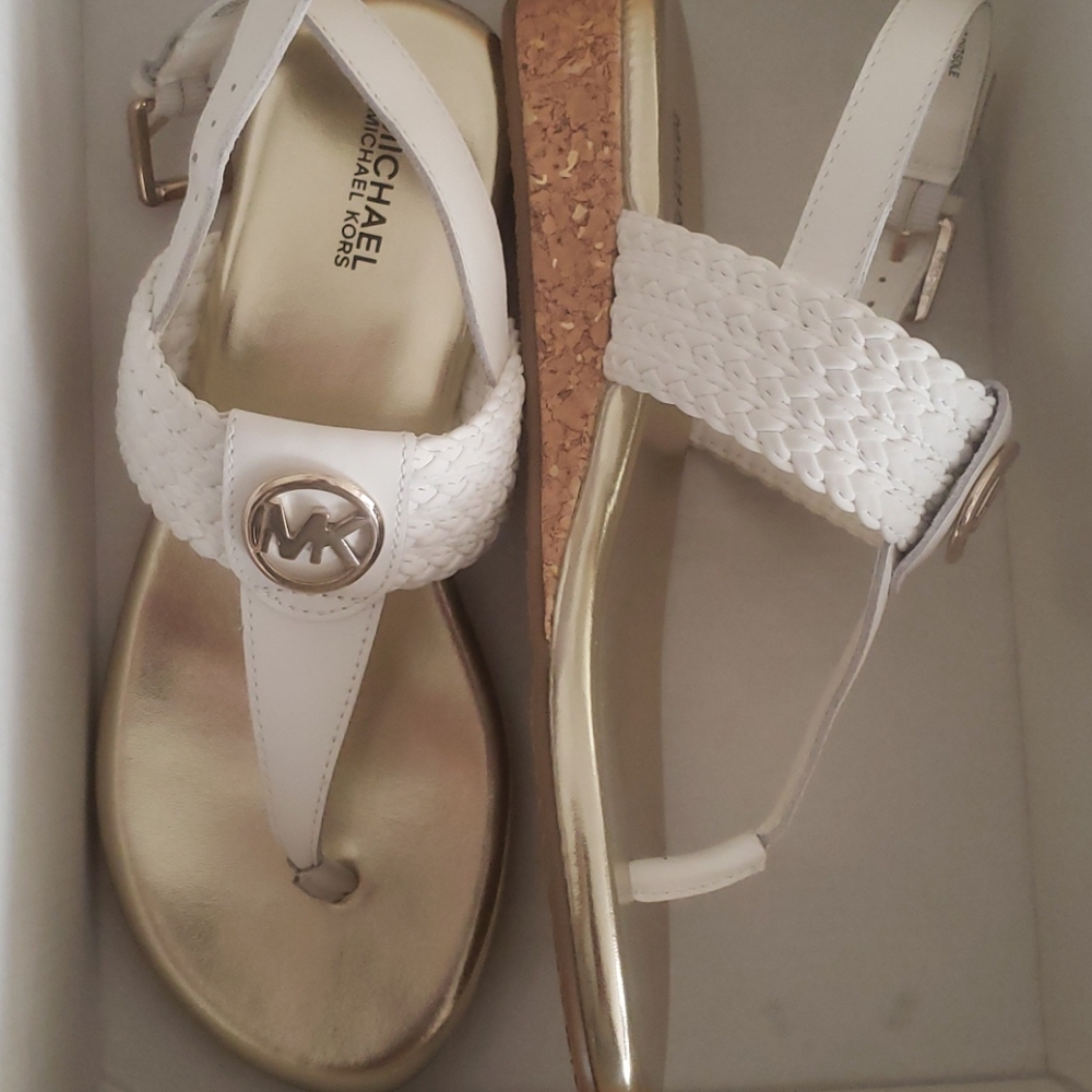 Mk girls sandals